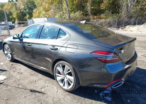 2022 Genesis G70 3.3T Awd из США, поврежденный, VIN KMTG54TE2NU102528